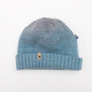 Fjallraven Kids' Two-Toned Stripe Beanie in Frost Blue Fog 78007